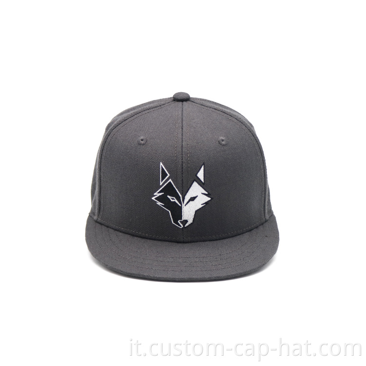 Black Snapback Cap